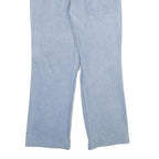 Mens Regular Fit Light Blue Denim Cotton Jeans W30 L32 Casual Straight Leg Zip