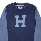 TOMMY HILFIGER Mens Jumper Blue Chunky Knit XL
