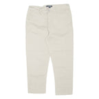 KANGOL Chino Mens Trousers Beige Regular Tapered W30 L23