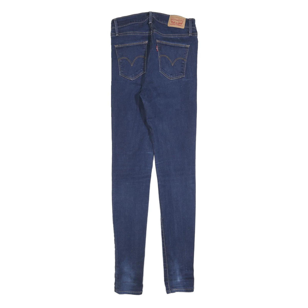 LEVI'S Womens Jeans Blue Slim Skinny Denim Medium W28 L32 Classic Zip Closure
