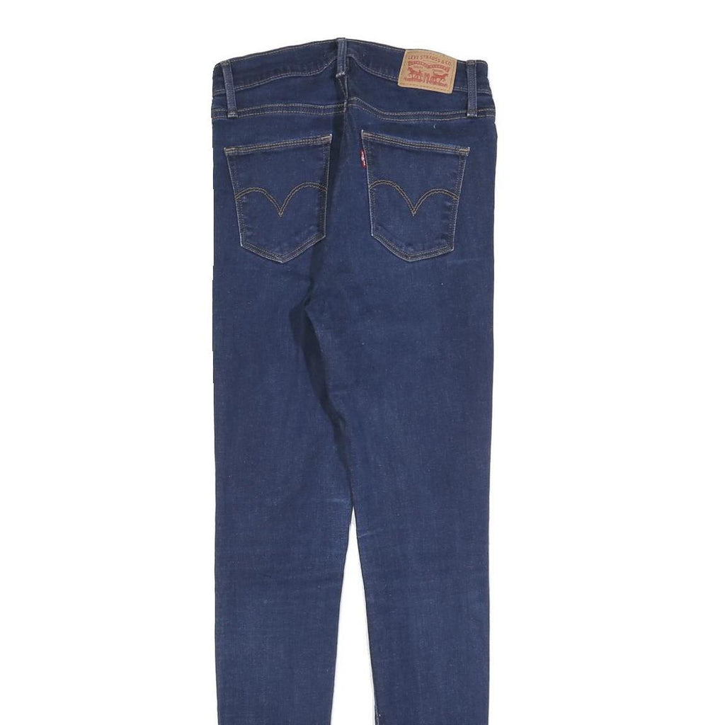 LEVI'S Womens Jeans Blue Slim Skinny Denim Medium W28 L32 Classic Zip Closure