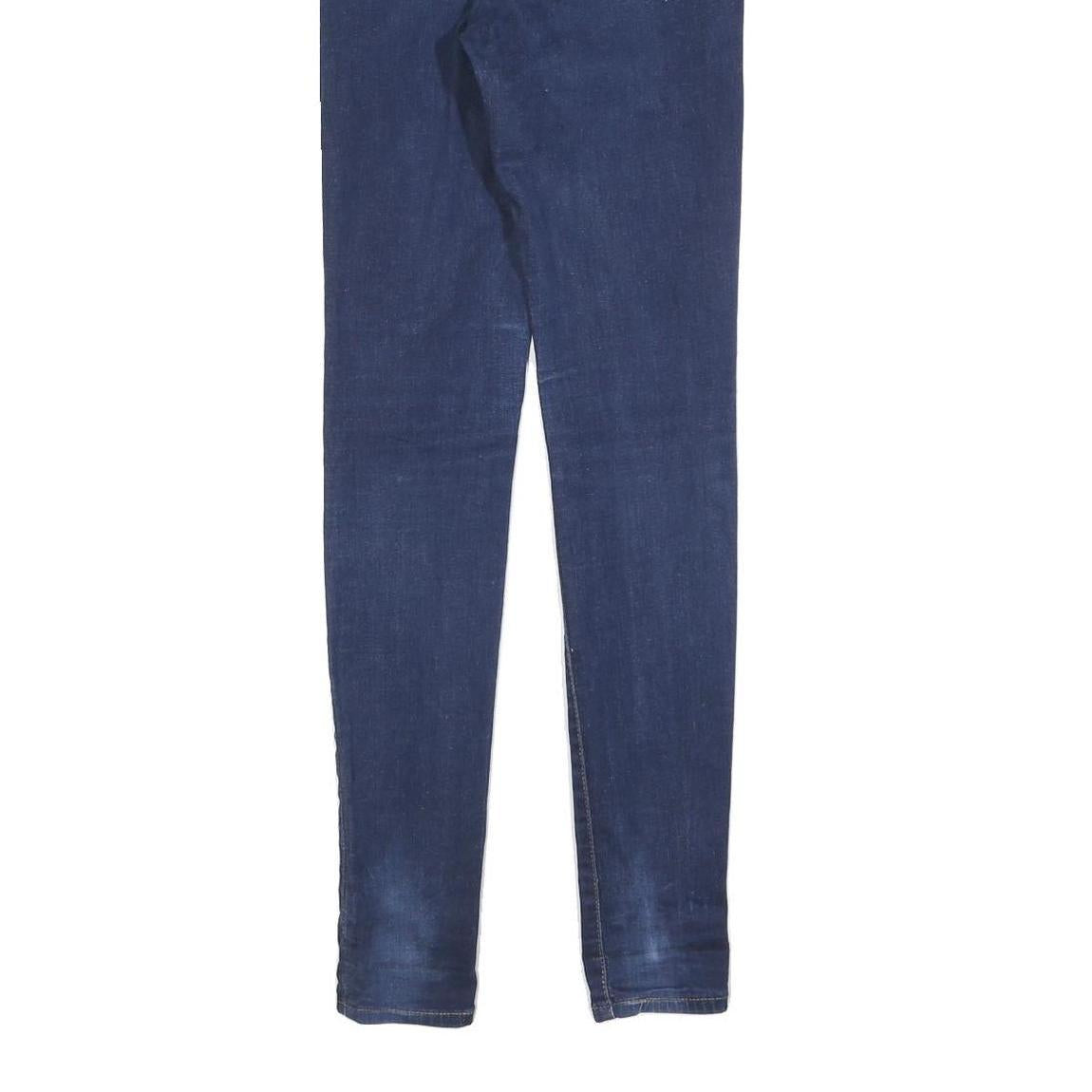 LEVI'S Womens Jeans Blue Slim Skinny Denim Medium W28 L32 Classic Zip Closure