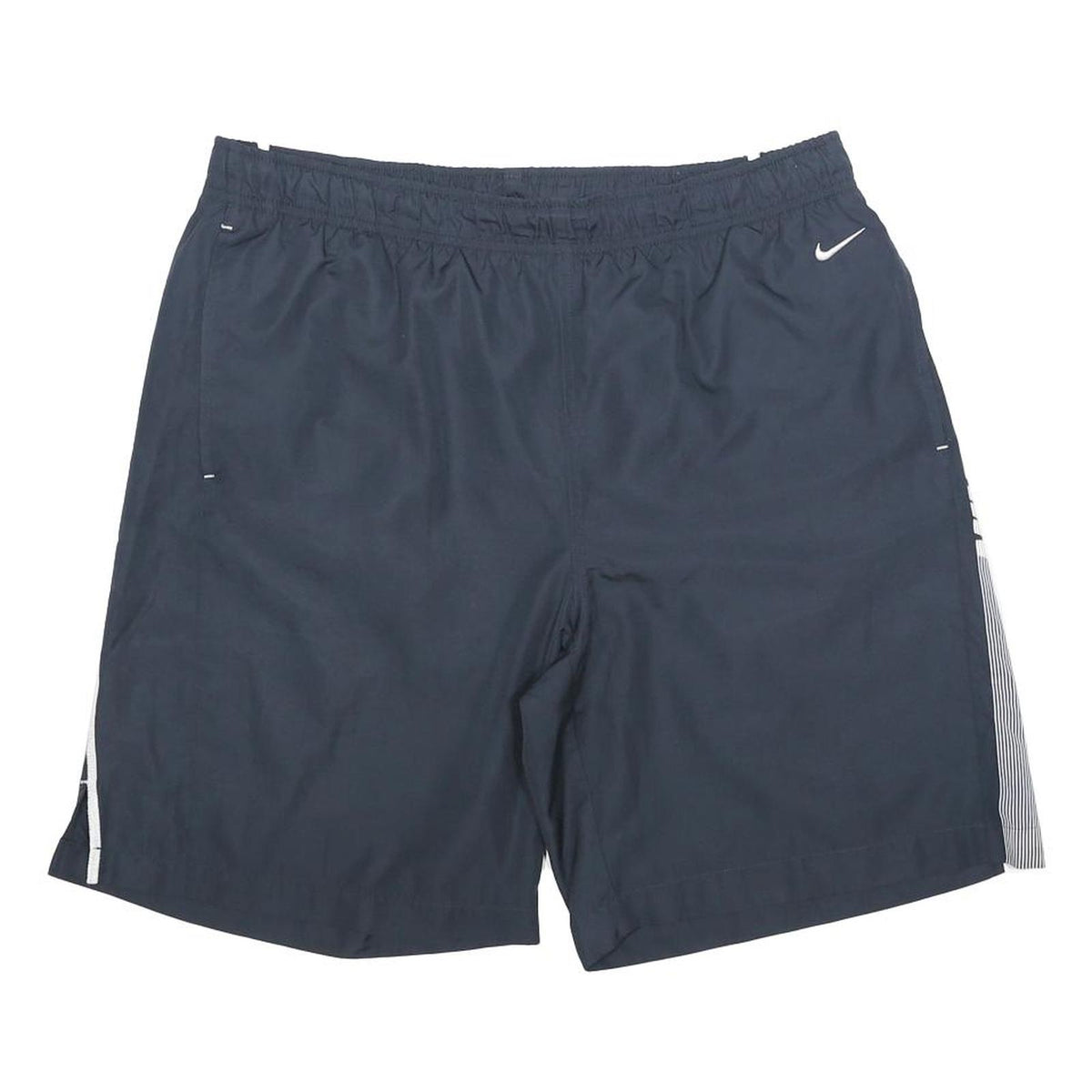 NIKE Mens Shorts Navy Blue Casual Regular Fit L W32 Lightweight