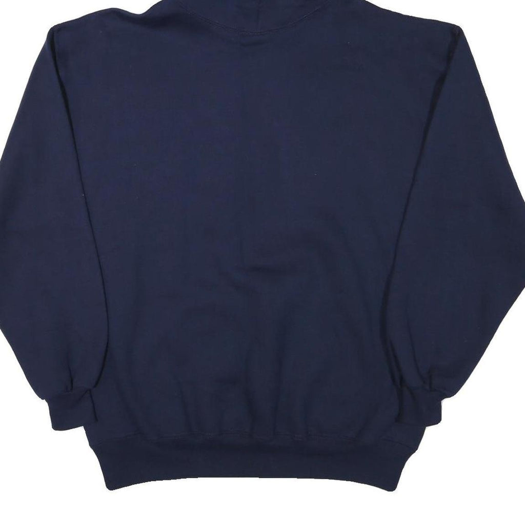 RUSSELL ATHLETIC Mens Navy St Michaels University School Hoodie XL Cotton Blend