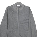 CALVIN KLEIN Mens Grey Zip Jacket M Cotton Plain Lightweight Casual Wear