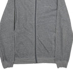 CALVIN KLEIN Mens Grey Zip Jacket M Cotton Plain Lightweight Casual Wear