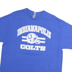 GILDAN Womens Blue Indianapolis Colts T-Shirt XL Short Sleeve Crew Neck NFL