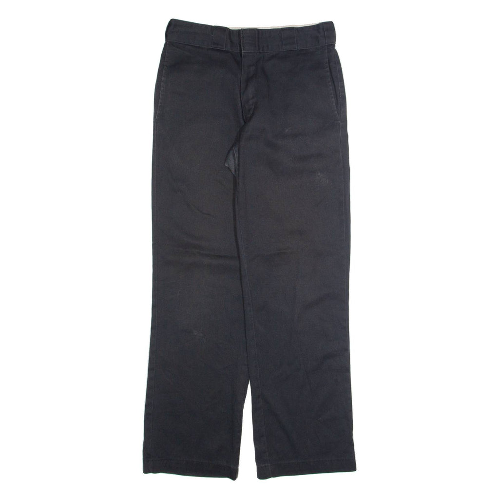 DICKIES Chino Mens Trousers Black Regular Straight W29 L30