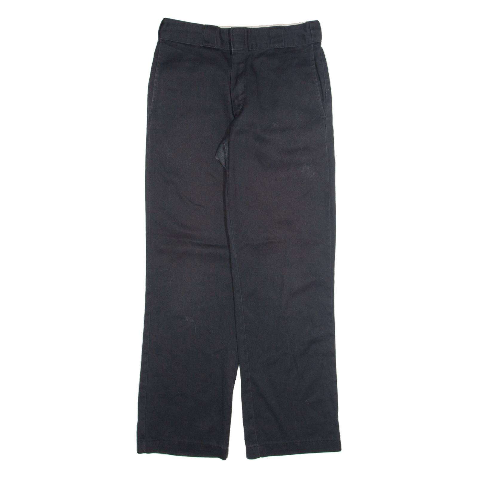 DICKIES Chino Mens Trousers Black Regular Straight W29 L30
