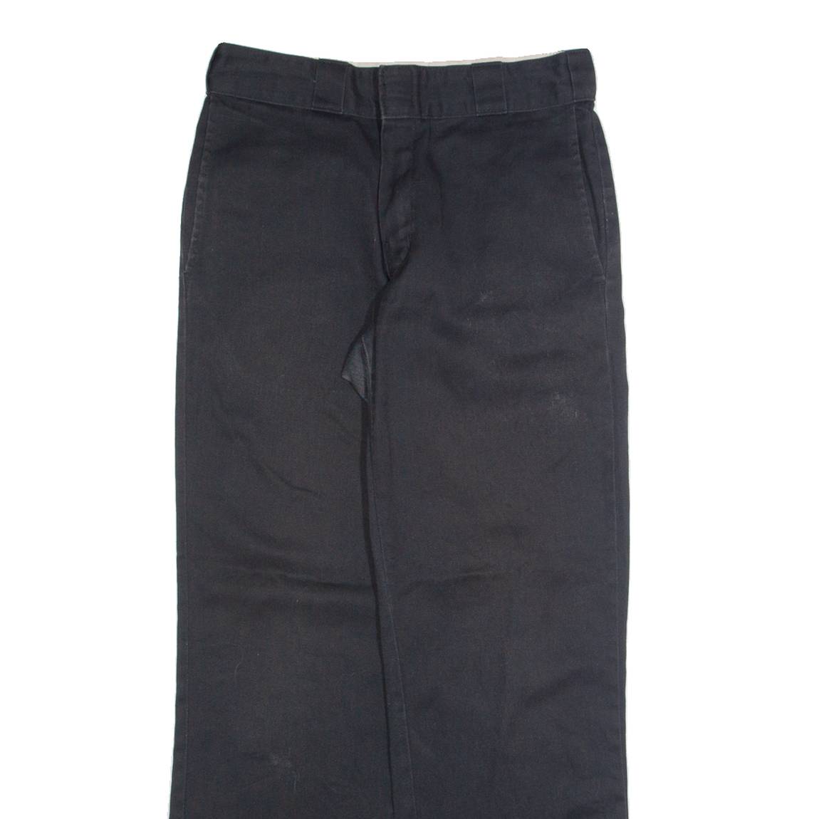 DICKIES Chino Mens Trousers Black Regular Straight W29 L30