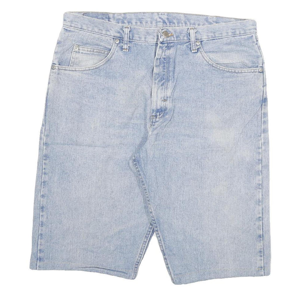 WRANGLER Mens Light Blue Denim Casual Shorts 2XL W36 Cotton Blend Summer