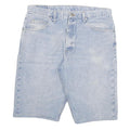 WRANGLER Mens Light Blue Denim Casual Shorts 2XL W36 Cotton Blend Summer
