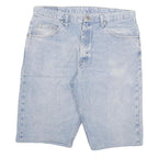 WRANGLER Mens Light Blue Denim Casual Shorts 2XL W36 Cotton Blend Summer