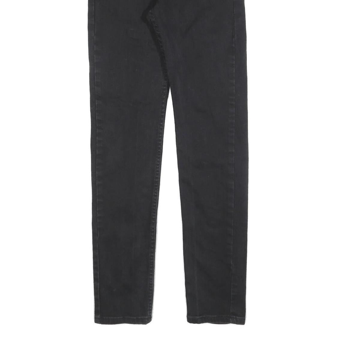 LEVI'S 510 Mens Jeans Black Slim Skinny Denim Raw W28 L32 Stretch Cotton Blend