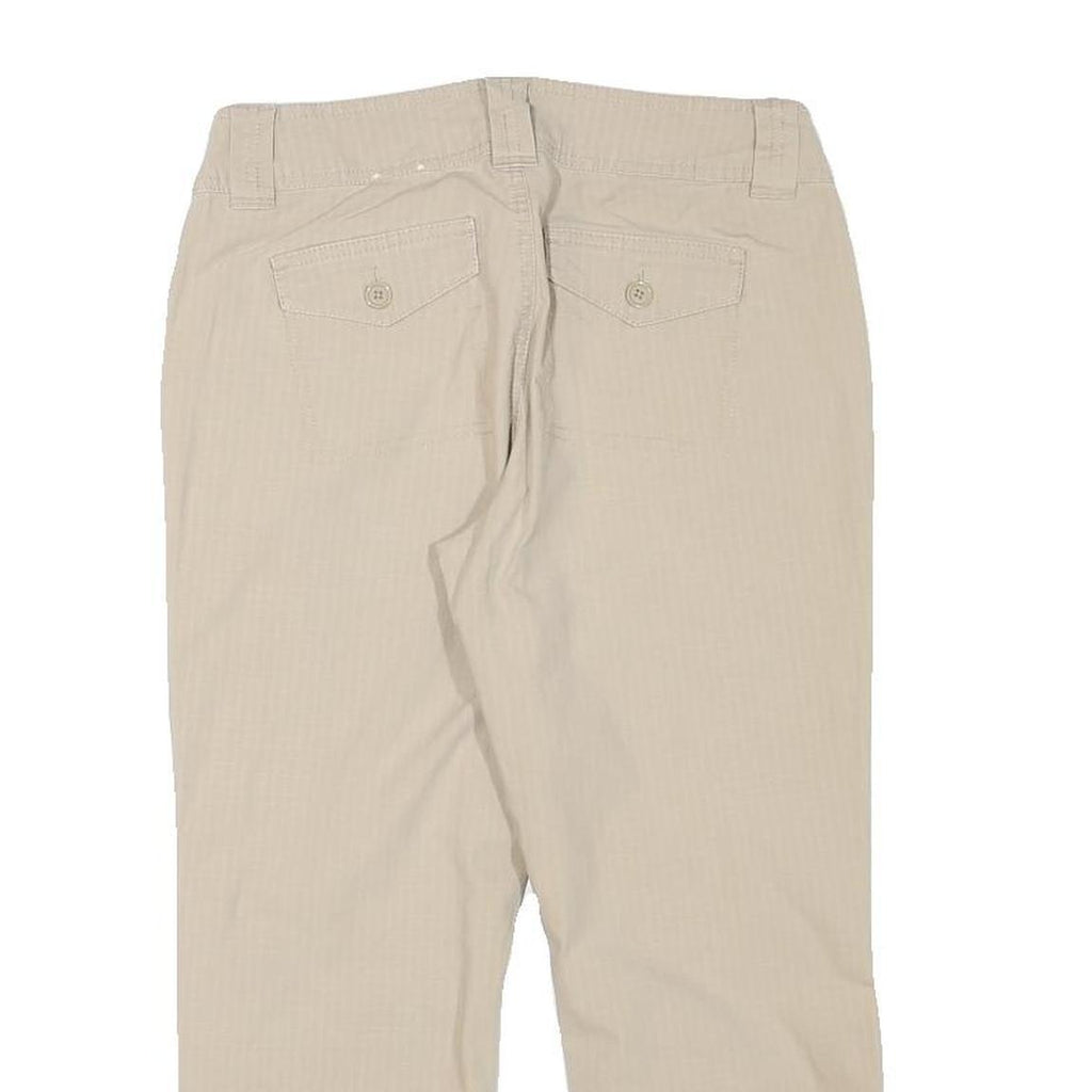 ARIZONA JEAN COMPANY Womens Beige Casual Shorts S W28 Drawstring Pockets Cropped