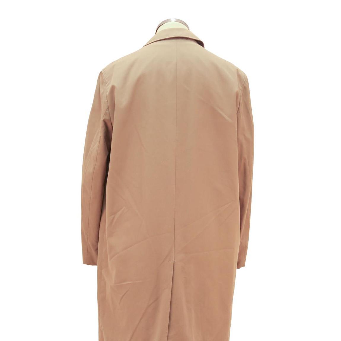 PLUCO Mens Beige Classic Cotton Blend Jacket L Button Closure Plain Elegant