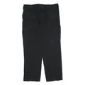 CARHARTT Mens Black Cotton Blend Relaxed Straight Trousers W40 L32 Workwear