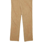 TOMMY HILFIGER Womens Cotton Blend Beige Slim Straight Trousers W28 L30 Classic