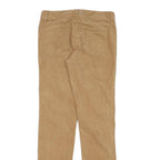 TOMMY HILFIGER Womens Cotton Blend Beige Slim Straight Trousers W28 L30 Classic