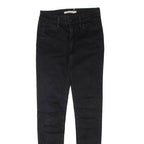 LEVI'S 710 Womens Jeans Black Regular Skinny W25 L30