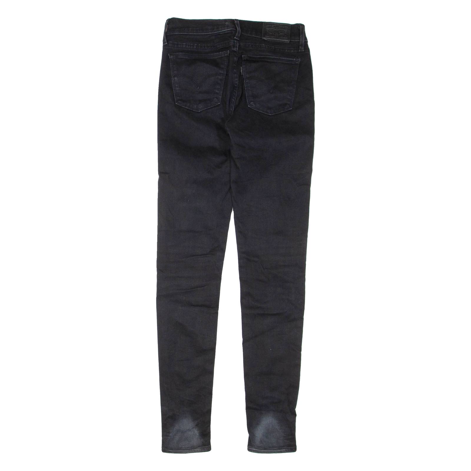 LEVI'S 710 Womens Jeans Black Regular Skinny W25 L30