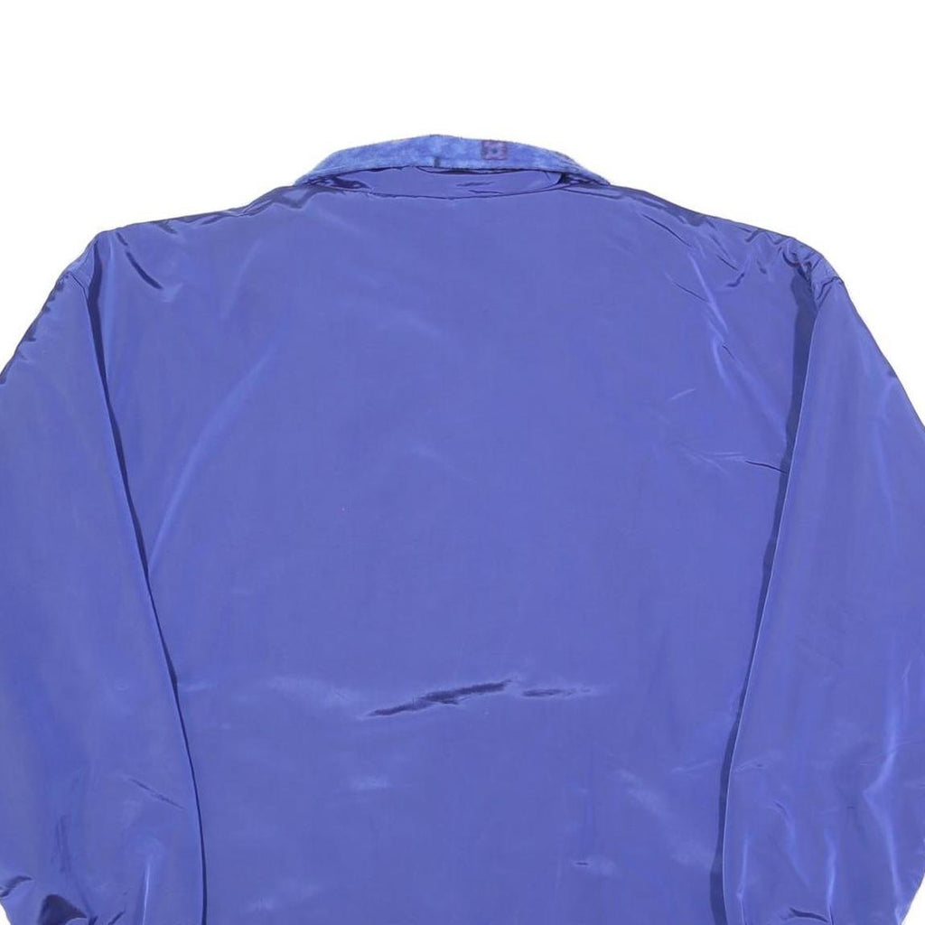 ODLO Mens Blue Jacket L Polyester Blend Zip Plain Lightweight Sportswear