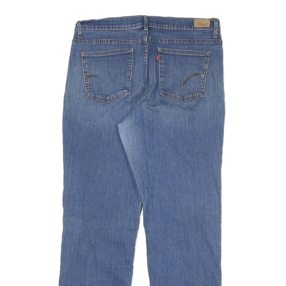 LEVI'S 512 Tapered Womens Jeans Blue Slim Denim Medium W32 L31