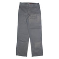 DICKIES Chino Womens Trousers Grey Regular Straight W28 L28