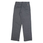 DICKIES Chino Womens Trousers Grey Regular Straight W28 L28