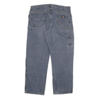 DICKIES Mens Relaxed Blue Denim Jeans W40 L32 Workwear Casual Zip Closure