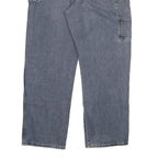 DICKIES Mens Relaxed Blue Denim Jeans W40 L32 Workwear Casual Zip Closure