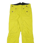 COLUMBIA Lined Womens Polyester Blend Yellow Relaxed Trousers W32 L30 Outdoor