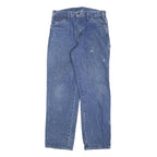 DICKIES Mens Blue Relaxed Straight Denim Medium W34 L32 Workwear Jeans