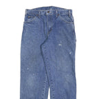 DICKIES Mens Blue Relaxed Straight Denim Medium W34 L32 Workwear Jeans