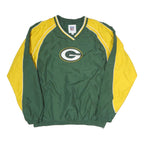 NFL Mens Green & Yellow Green Bay Packers Crew Neck XL Cotton Sweatshirt