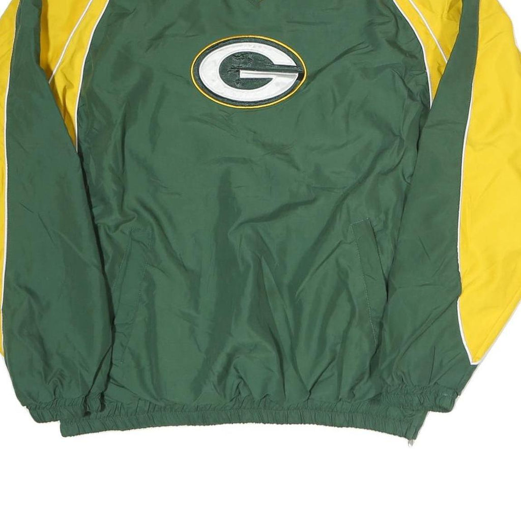 NFL Mens Green & Yellow Green Bay Packers Crew Neck XL Cotton Sweatshirt