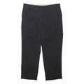 DICKIES Mens Cotton Blend Black Regular Fit Straight Leg Trousers W40 L29