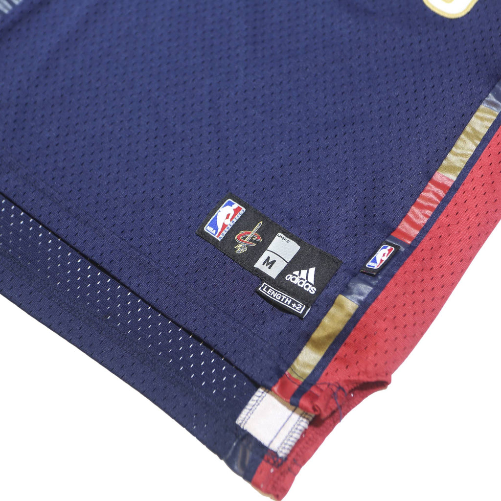 ADIDAS Boys Blue Red Cleveland Basketball Jersey 11-12Y Sleeveless V-Neck James