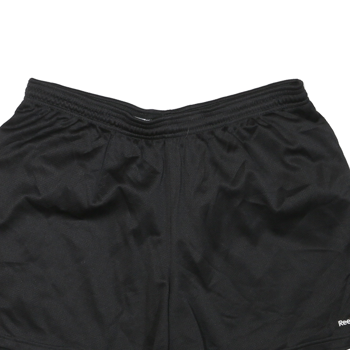 REEBOK Mens Shorts Black Casual L W36 Lightweight Polyester Blend