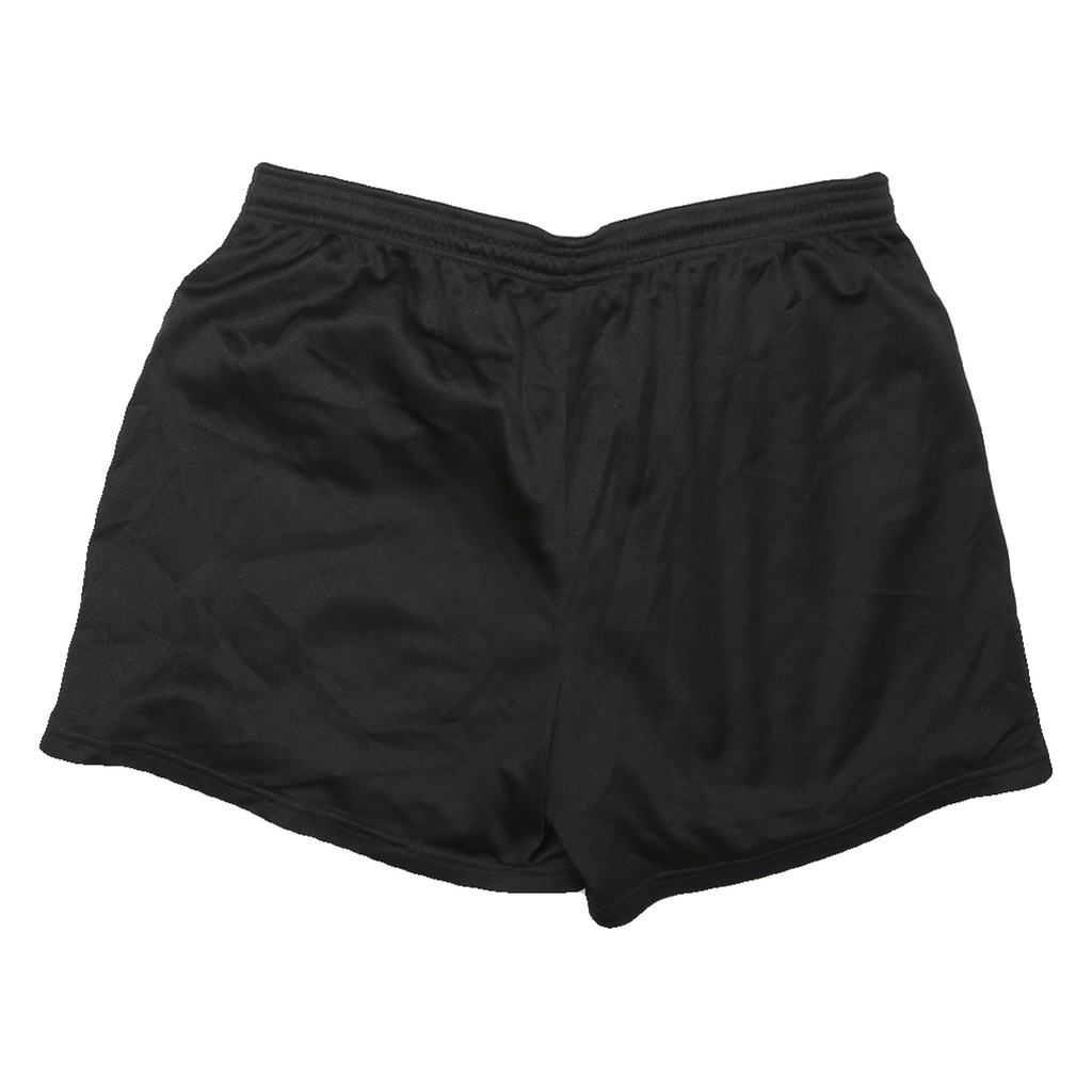REEBOK Mens Shorts Black Casual L W36 Lightweight Polyester Blend