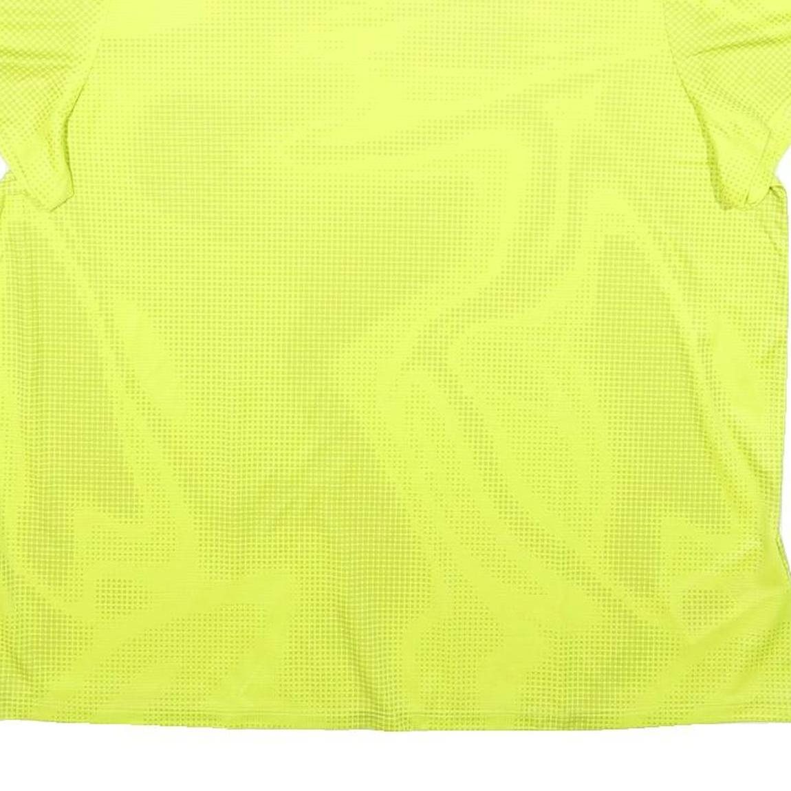 PUMA Mens Yellow Graphic T-Shirt XL Short Sleeve Crew Neck Lightweight