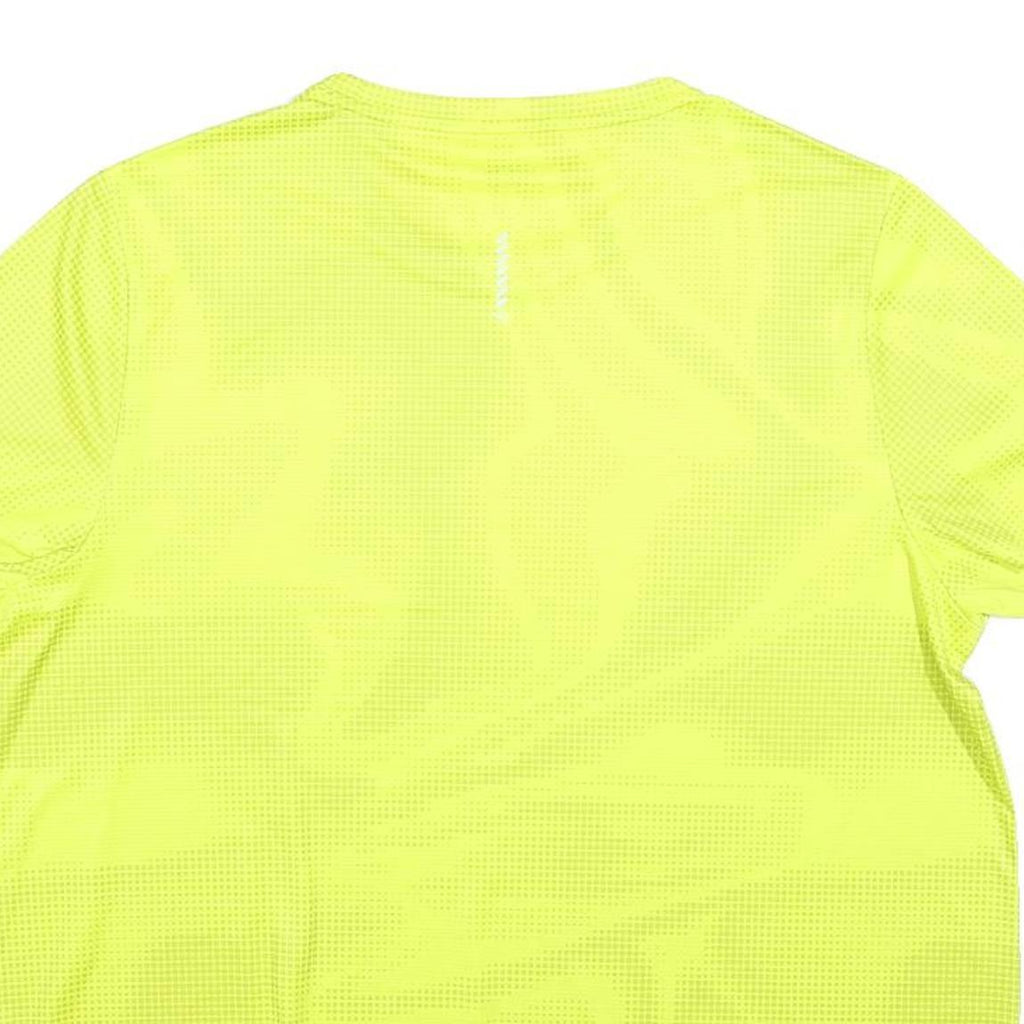 PUMA Mens Yellow Graphic T-Shirt XL Short Sleeve Crew Neck Lightweight