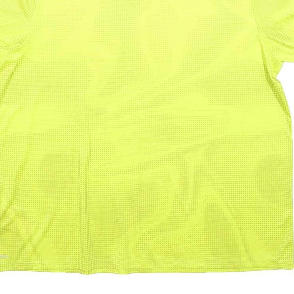 PUMA Mens Yellow Graphic T-Shirt XL Short Sleeve Crew Neck Lightweight