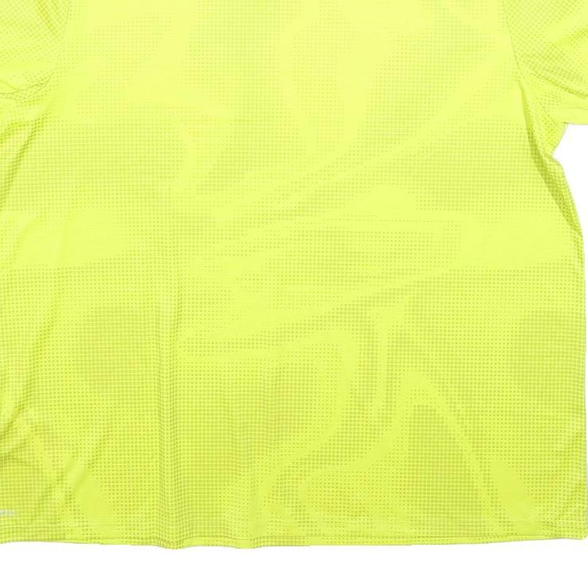 PUMA Mens Yellow Graphic T-Shirt XL Short Sleeve Crew Neck Lightweight