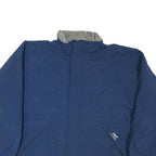 HELLY HANSEN Mens Blue L Shell Jacket Polyester Blend Zip Outdoor Casual Warm