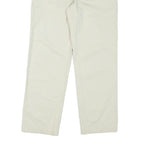 POLO RALPH LAUREN Mens Cotton Blend White Regular Straight Trousers W30 L27