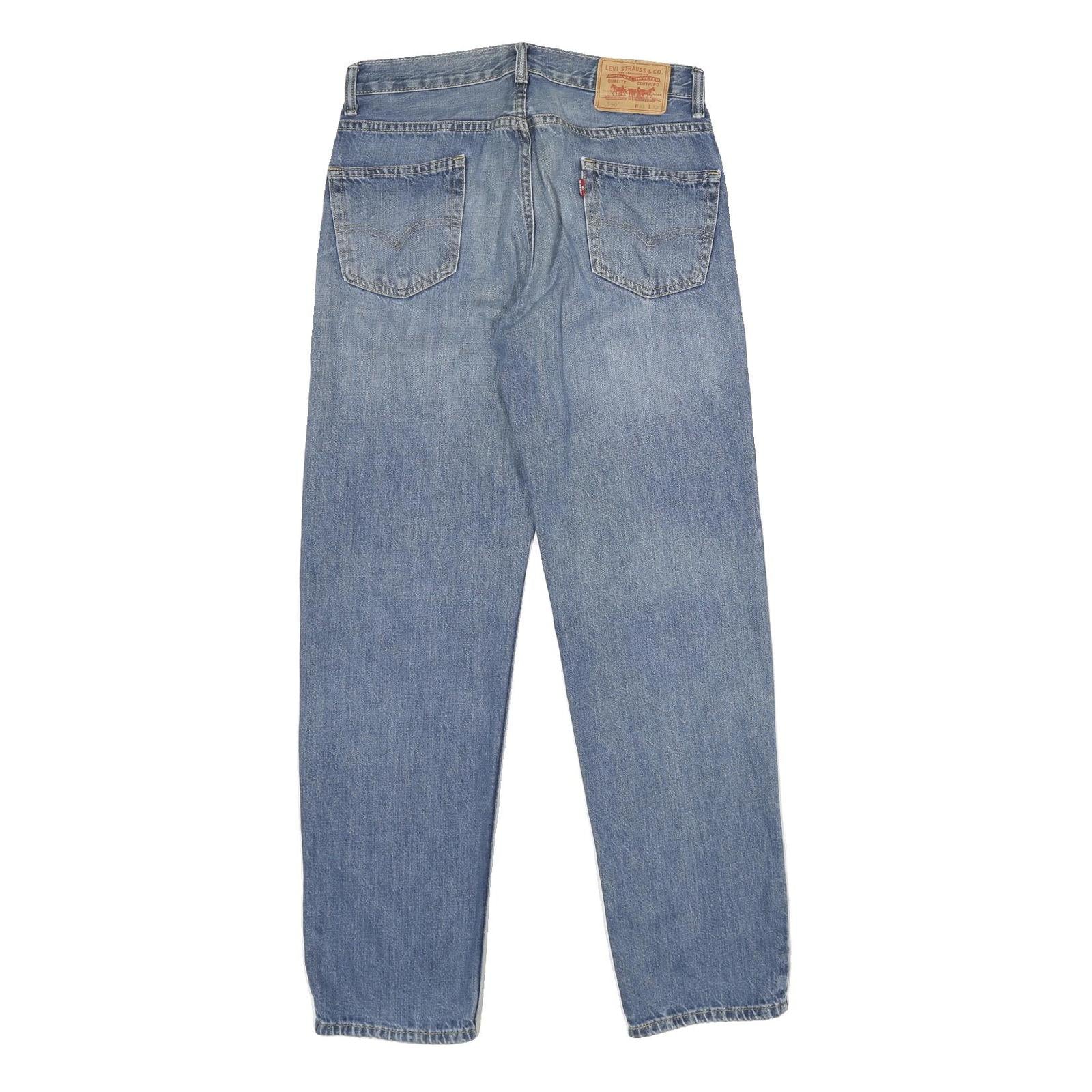 LEVI'S 550 STRAIGHT Mens Jeans Blue Relaxed Straight Denim Medium W31 L32