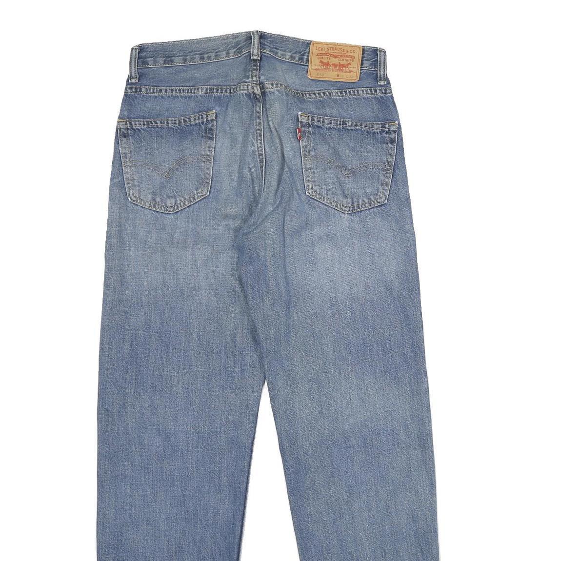 LEVI'S 550 STRAIGHT Mens Jeans Blue Relaxed Straight Denim Medium W31 L32