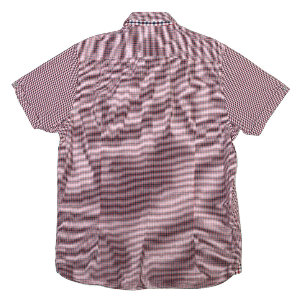 TED BAKER Mens Shirt Red Gingham M