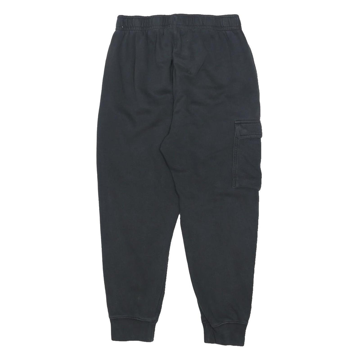 NIKE Mens Joggers Black & Blue Casual Slim Tapered M W28 L25 Cotton Blend